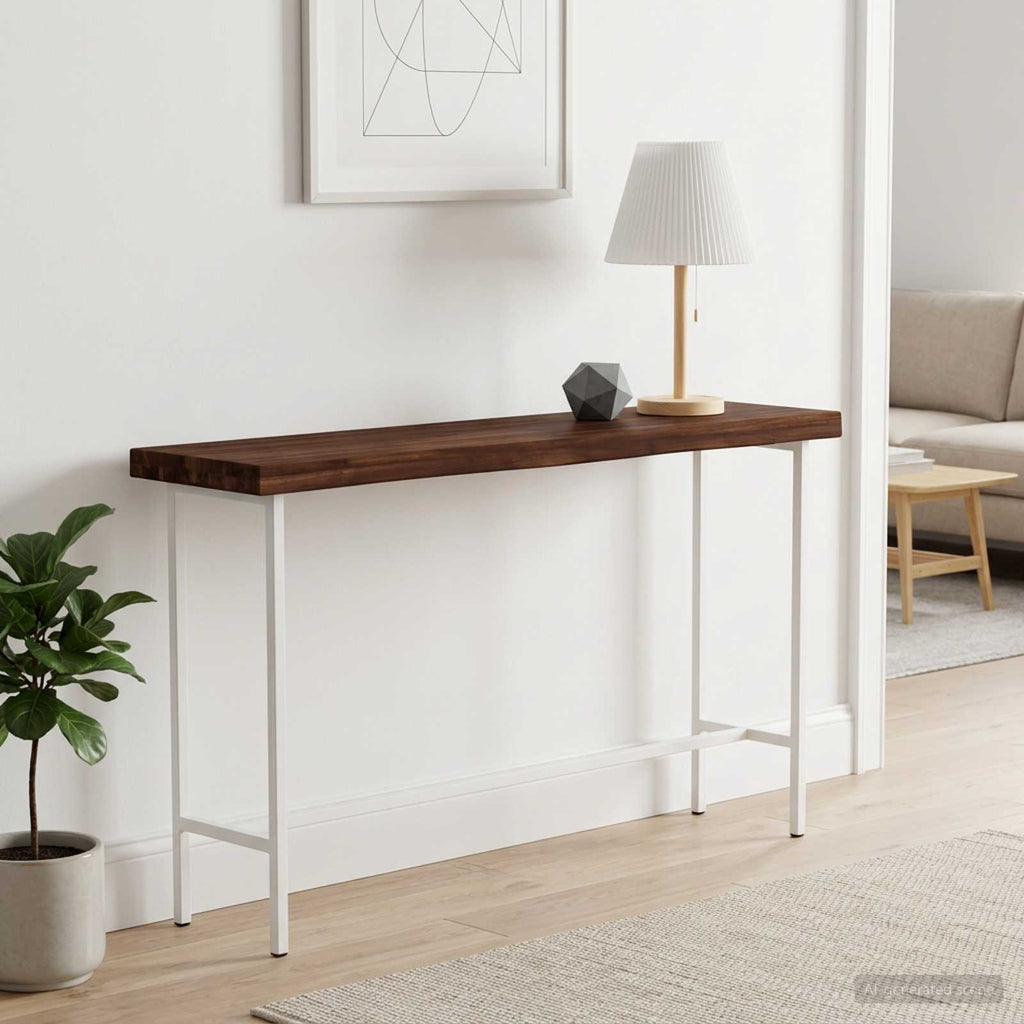 vidaXL Prostokątny Blat Stołu 90 x 50 x 3,5 cm Prostokątny Ciemny brąz