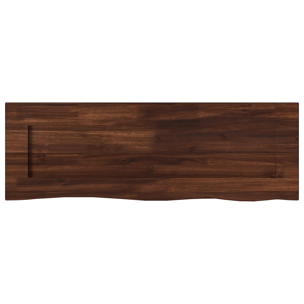 vidaXL Prostokątny Blat Stołu 90 x 50 x 3,5 cm Prostokątny Ciemny brąz