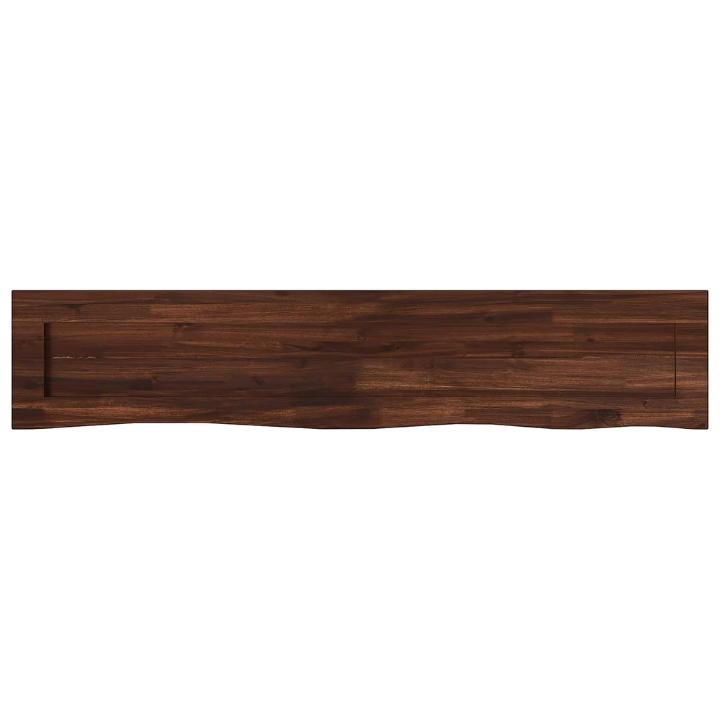 vidaXL Prostokątny Blat Stołu 90 x 50 x 3,5 cm Prostokątny Ciemny brąz