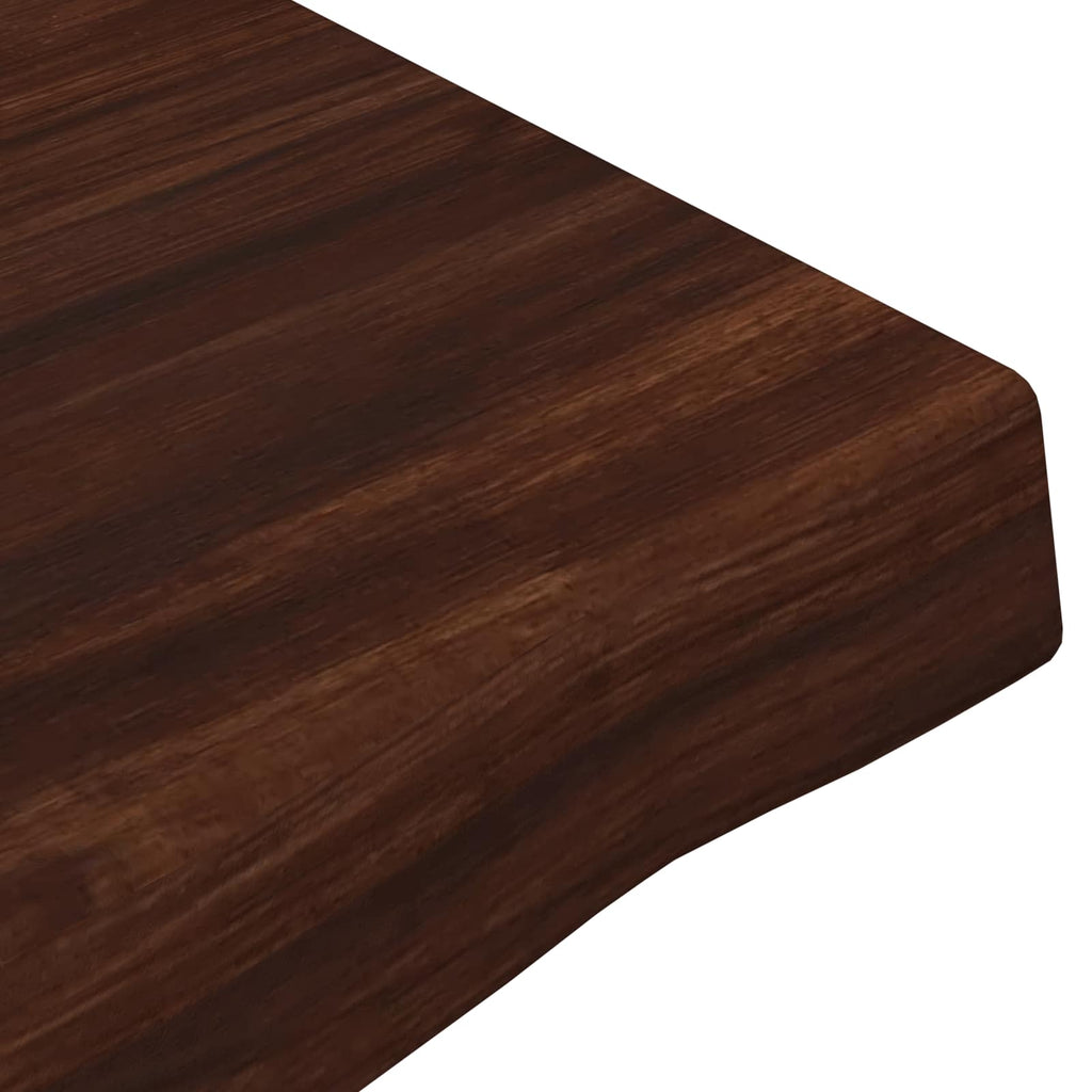 vidaXL Prostokątny Blat Stołu 90 x 50 x 3,5 cm Prostokątny Ciemny brąz