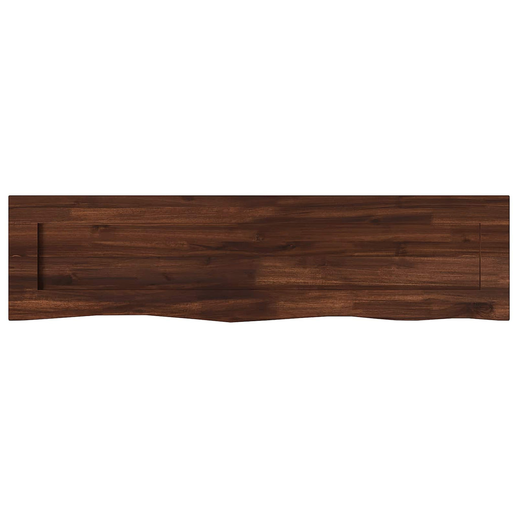 vidaXL Prostokątny Blat Stołu 90 x 50 x 3,5 cm Prostokątny Ciemny brąz