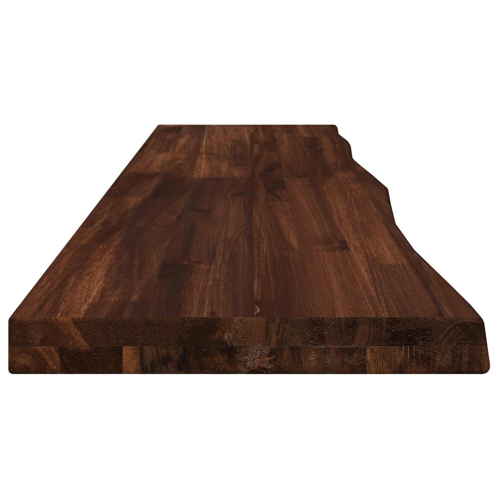 vidaXL Prostokątny Blat Stołu 90 x 50 x 3,5 cm Prostokątny Ciemny brąz