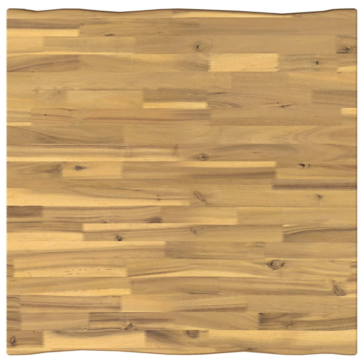 vidaXL 60 x 55 x 75 cm Lite Drewno Akacji biały i czarny Prostokątny