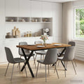 vidaXL 120 x 80 x 75 cm Lite Drewno Akacji Naturalny i czarny