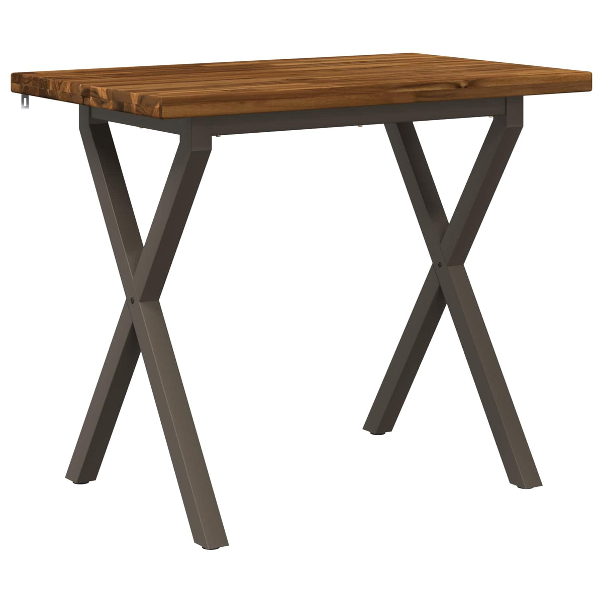 vidaXL 90 x 55 x 75 cm Lite Drewno Akacji Naturalny i kawowy