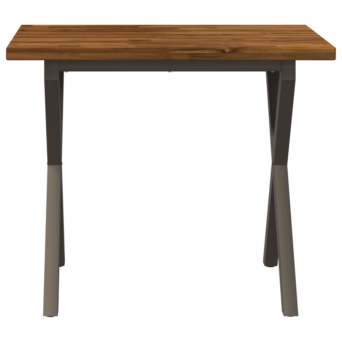 vidaXL 90 x 55 x 75 cm Lite Drewno Akacji Naturalny i kawowy