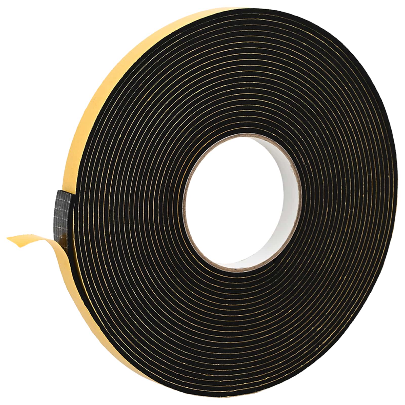 vidaXL Taśma samoprzylepna z pianki 10 pcs Czarny 20mm x 10m Pianka CR