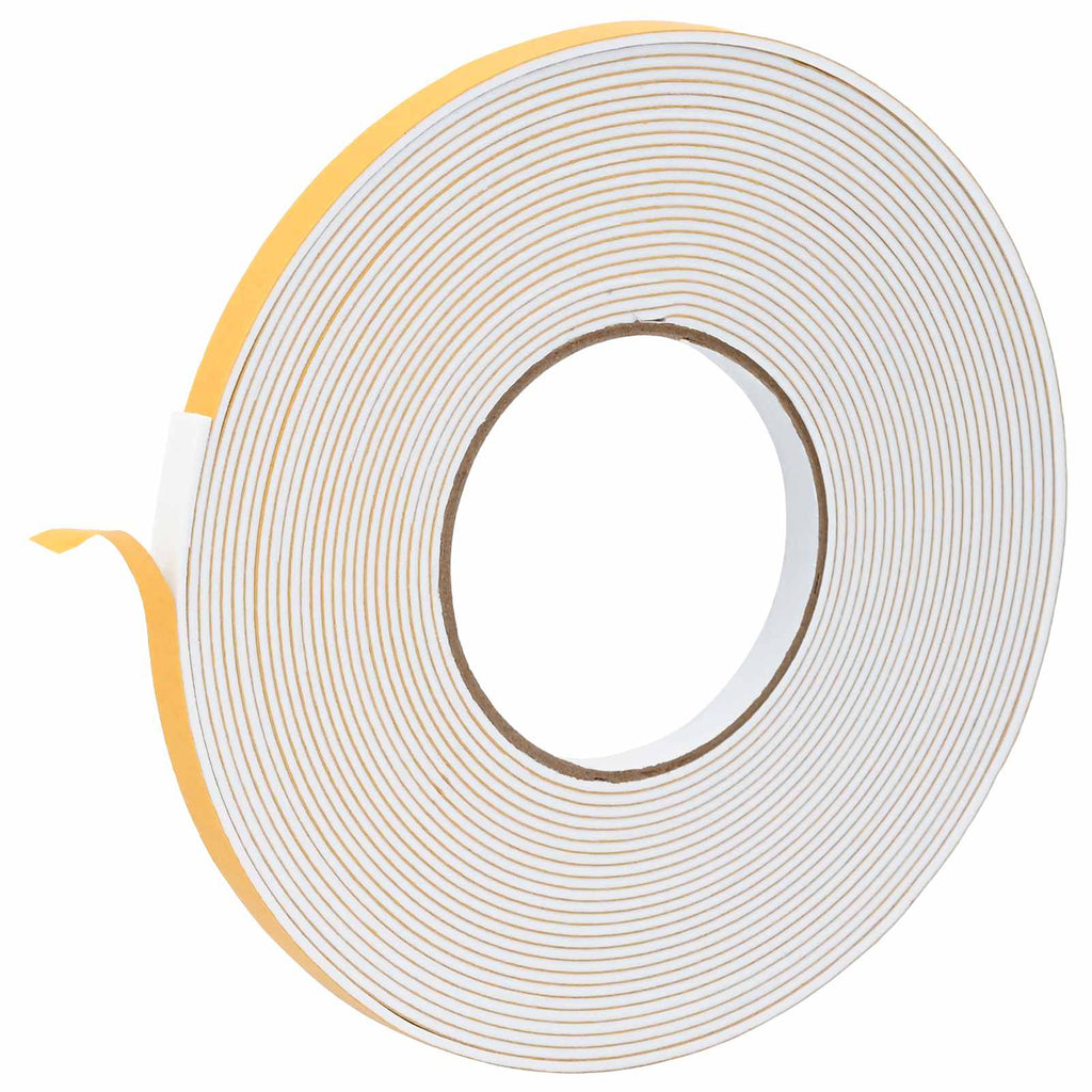 vidaXL Taśma samoprzylepna z pianki Biały 10mm x 10m Pianka CR