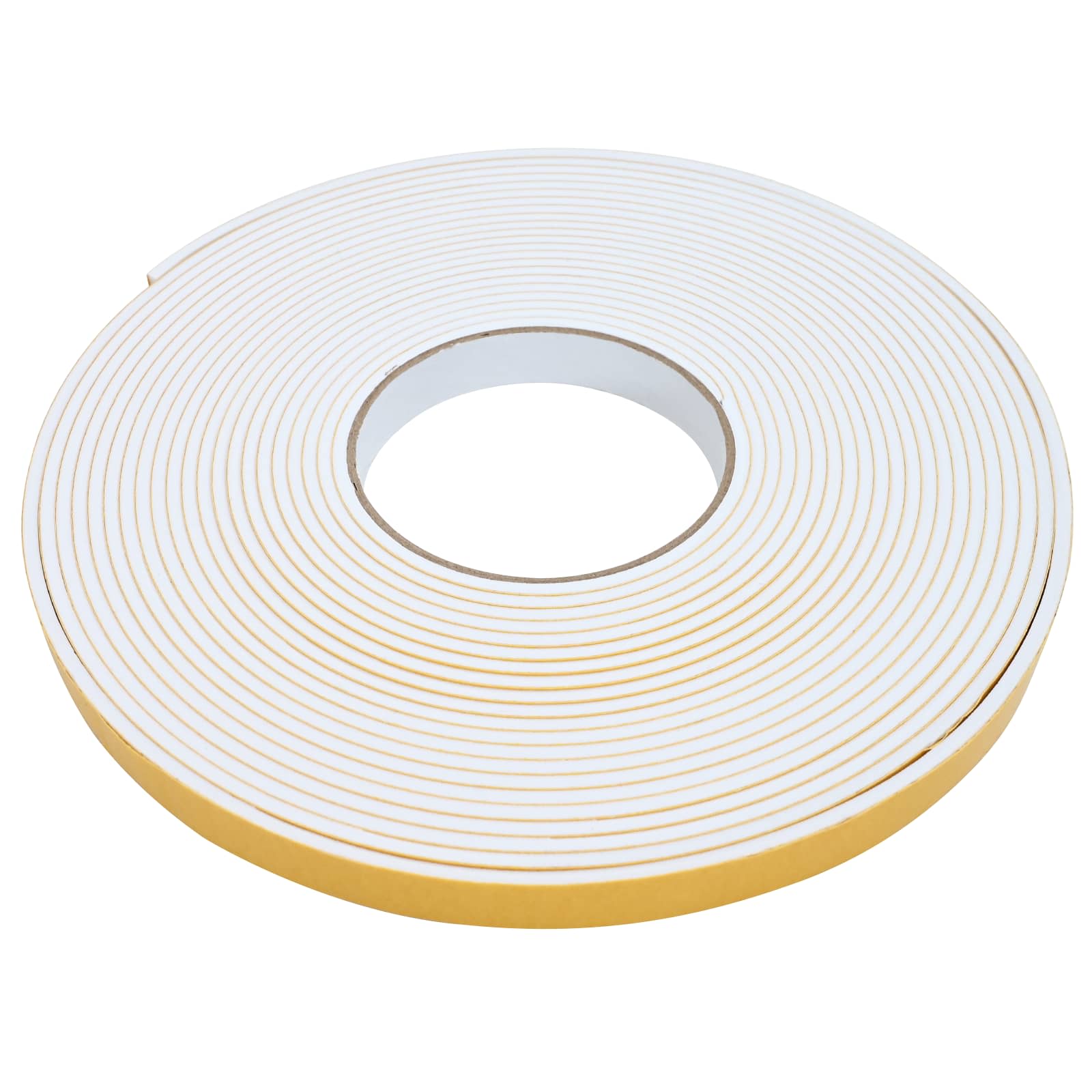 vidaXL Taśma samoprzylepna z pianki 2 pcs Biały 15mm x 10m Pianka CR