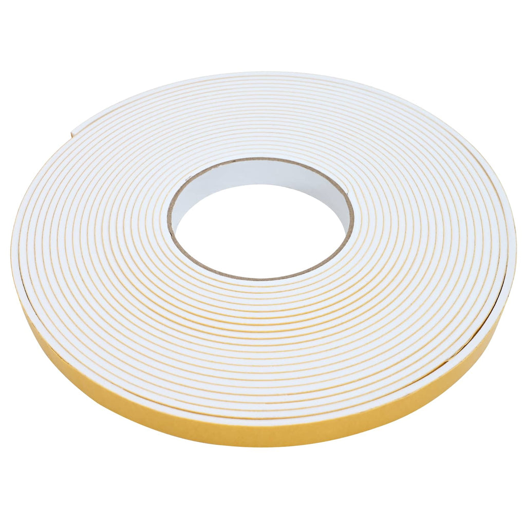 vidaXL Taśma samoprzylepna z pianki 10 pcs Biały 15mm x 10m Pianka CR