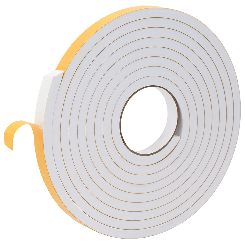 vidaXL Taśma samoprzylepna z pianki 2 pcs Biały 15mm x 5m Pianka CR