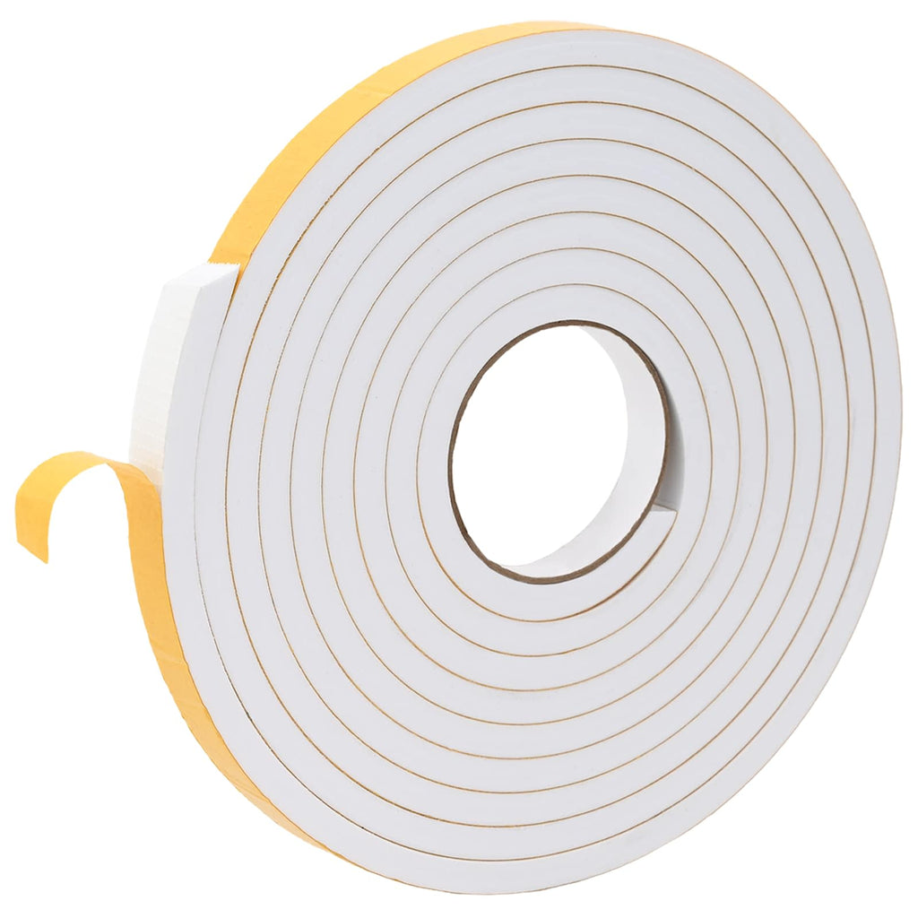 vidaXL Taśma samoprzylepna z pianki 20 pcs Biały 15mm x 5m Pianka CR