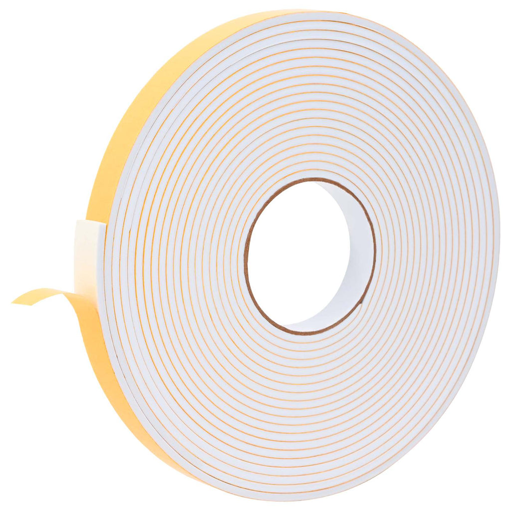 vidaXL Taśma samoprzylepna z pianki 10 pcs Biały 20mm x 10m Pianka CR