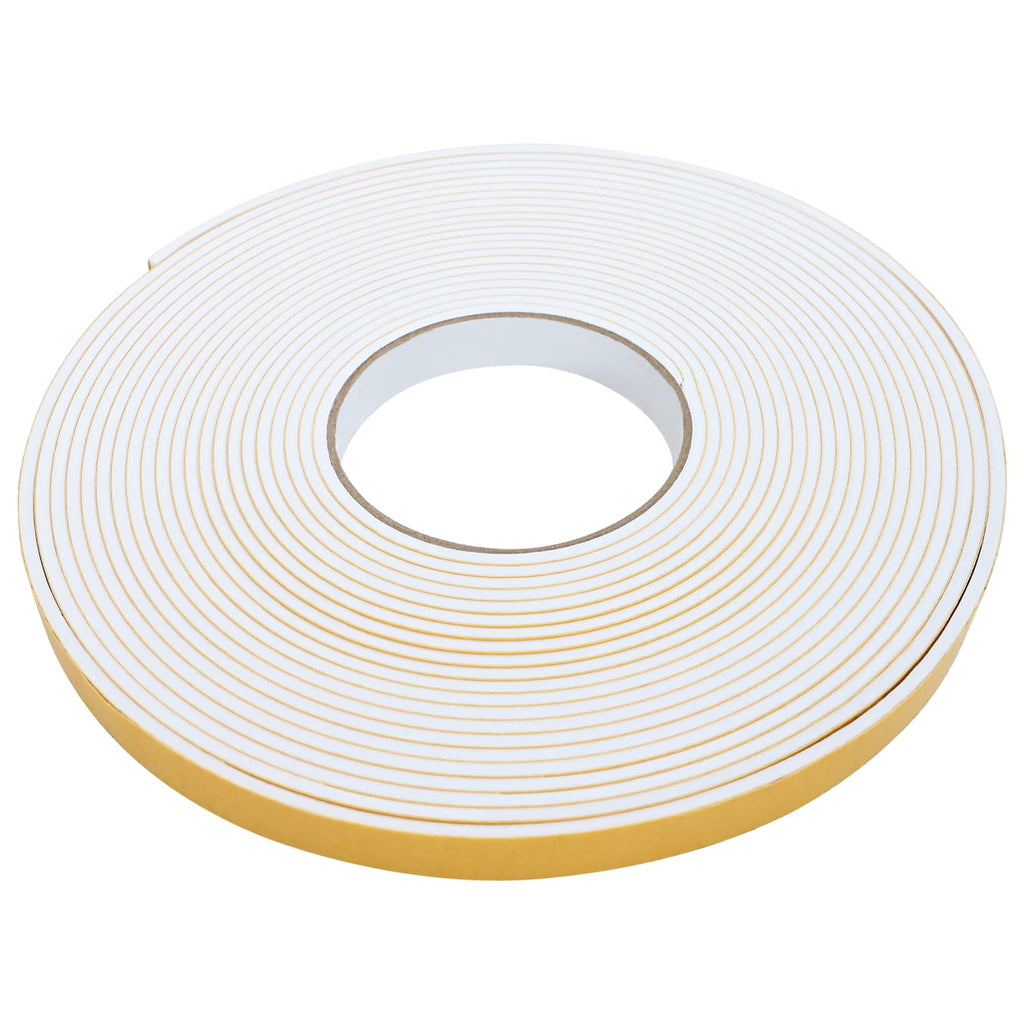 vidaXL Taśma samoprzylepna z pianki 2 pcs Biały 20mm x 10m Pianka CR