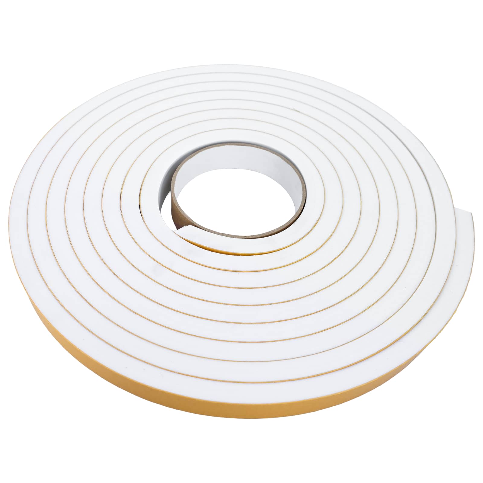 vidaXL Taśma samoprzylepna z pianki 20 pcs Biały 20mm x 5m Pianka CR