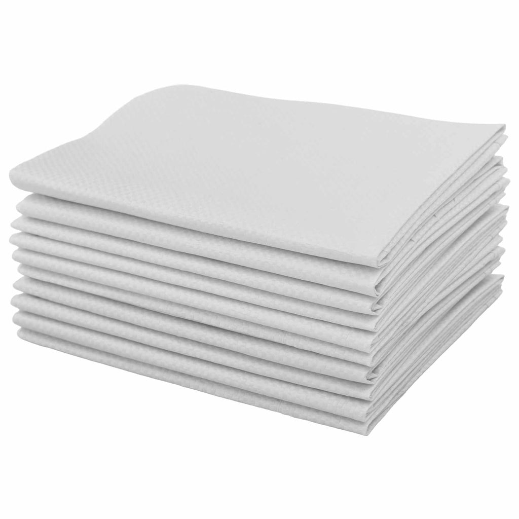 vidaXL Worki w plecionce 50 pcs Biały 40 x 60 cm PP