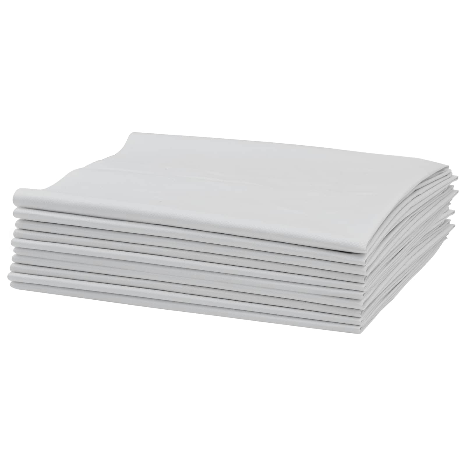 vidaXL Worki w plecionce 50 pcs Biały 100 x 150 cm PP
