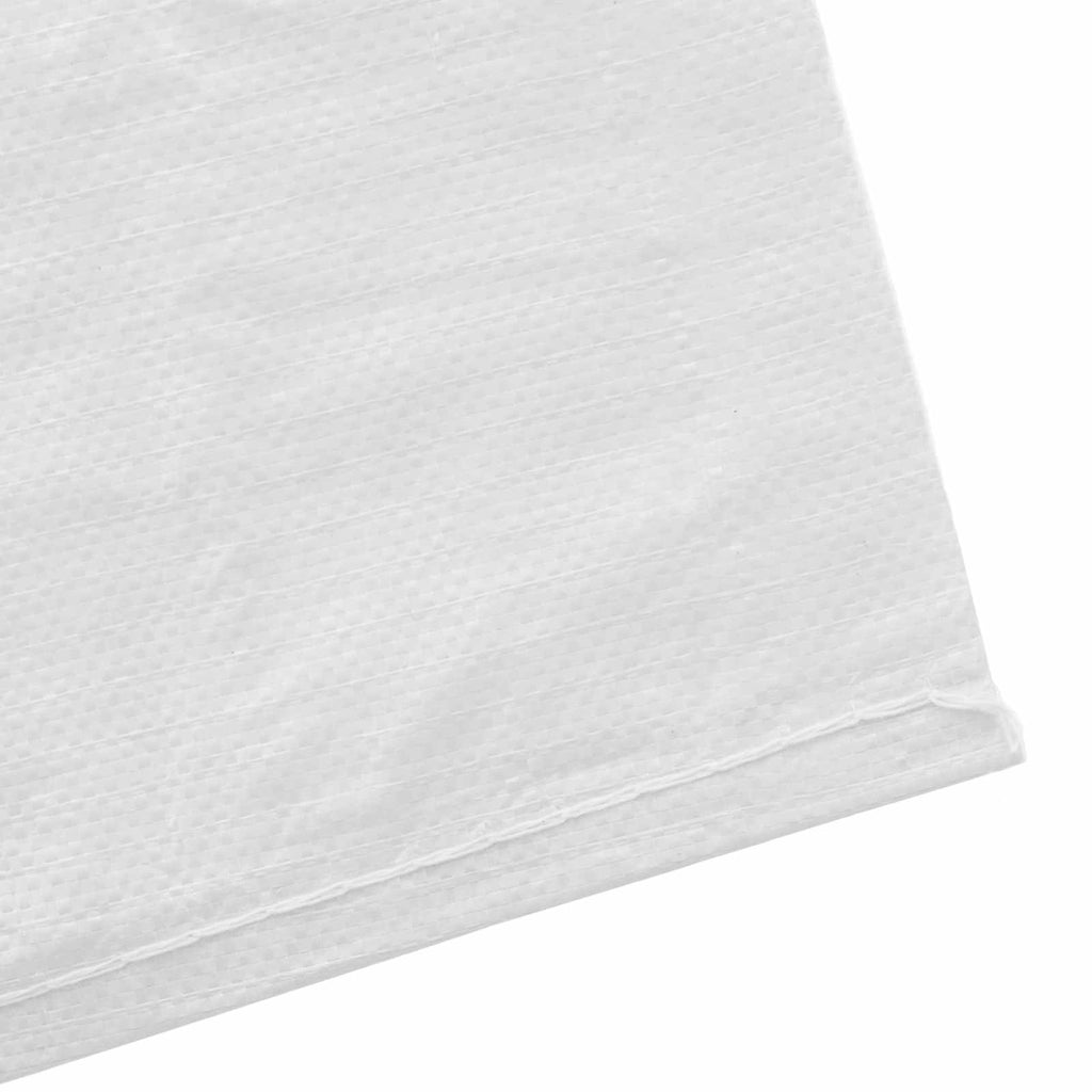 vidaXL Worki w plecionce 100 pcs Biały 65 x 115 cm PP