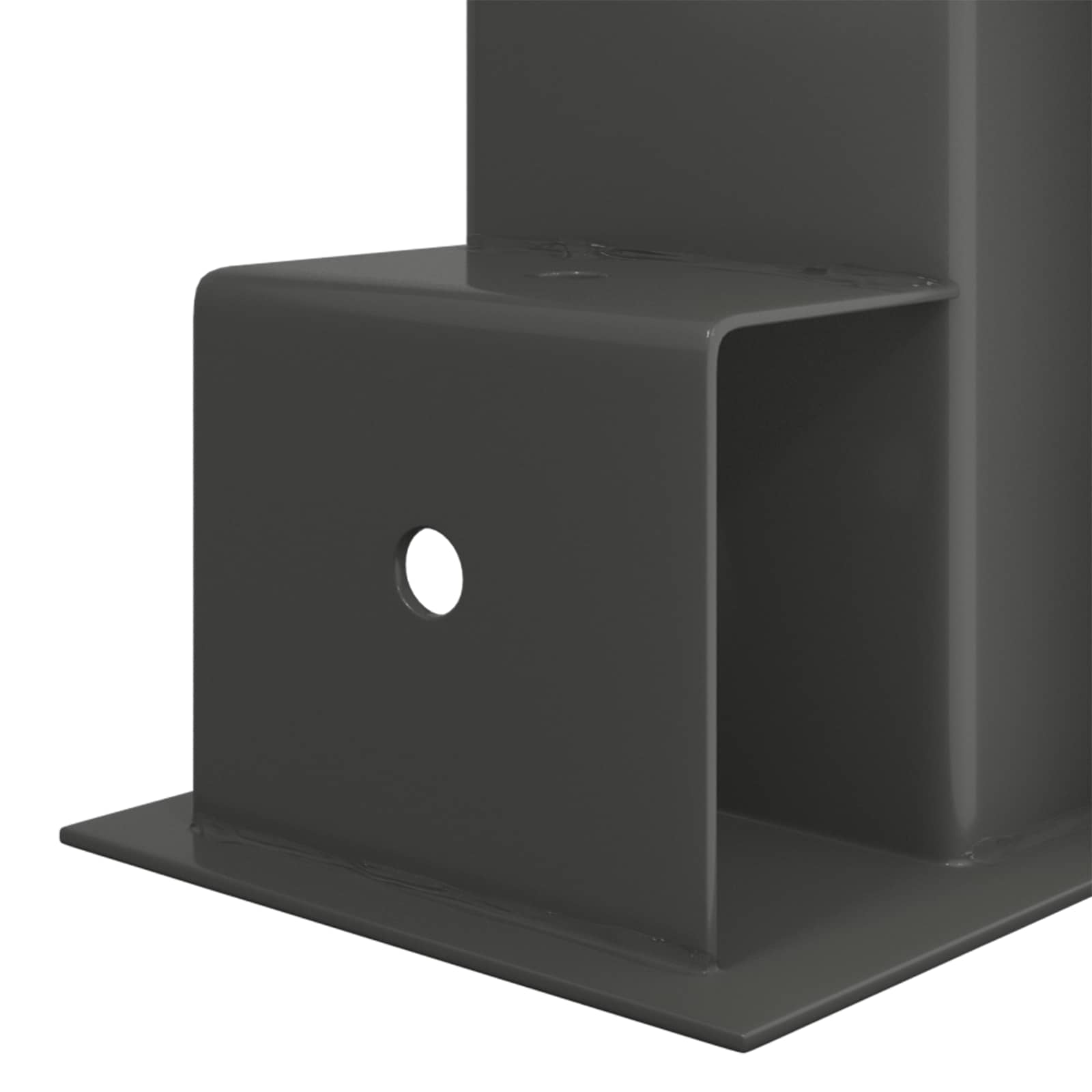 Pomoc w układaniu drewna kominkowego 2 pcs antracytowy Stal