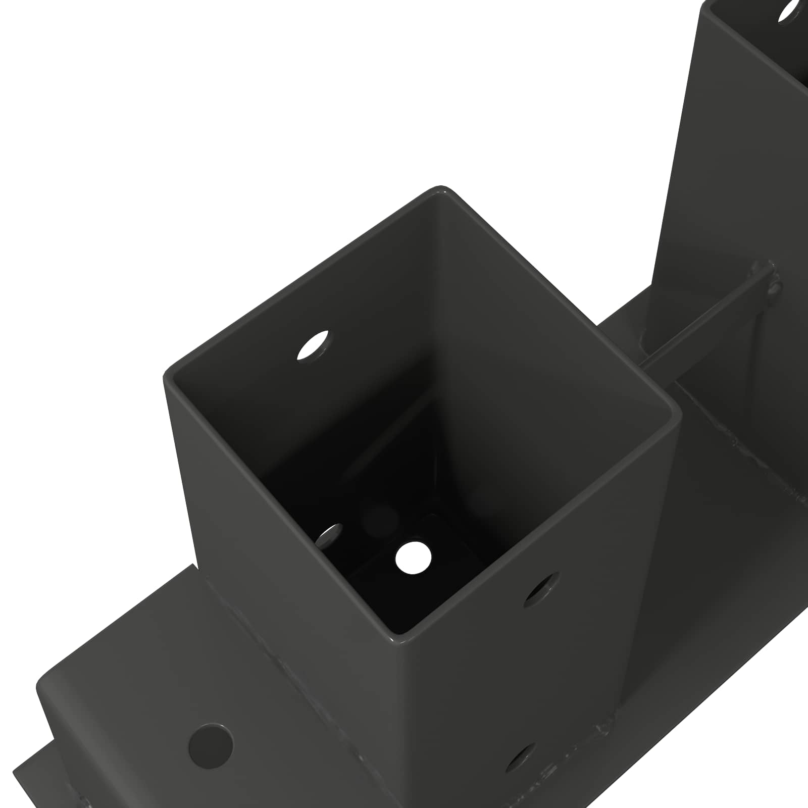 Pomoc w układaniu drewna kominkowego 2 pcs antracytowy Stal