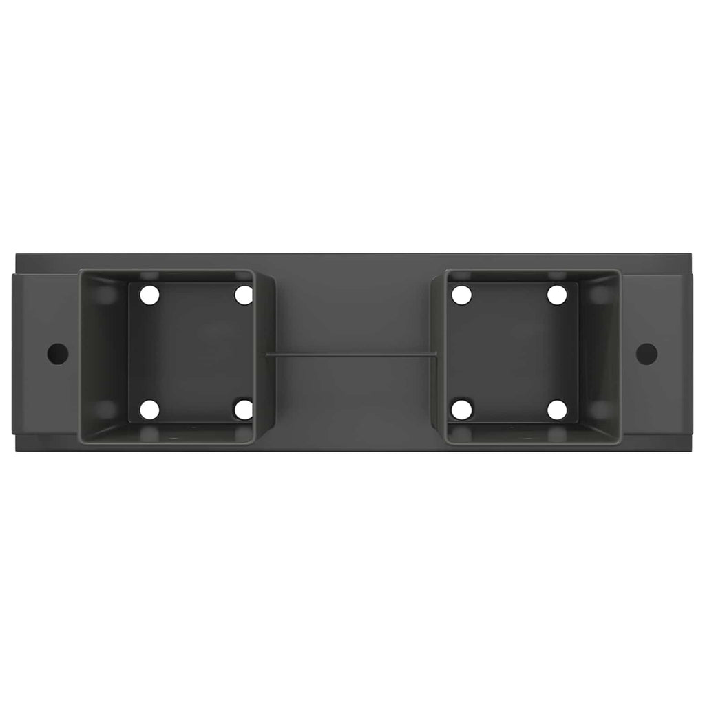 Pomoc w układaniu drewna kominkowego 2 pcs antracytowy Stal