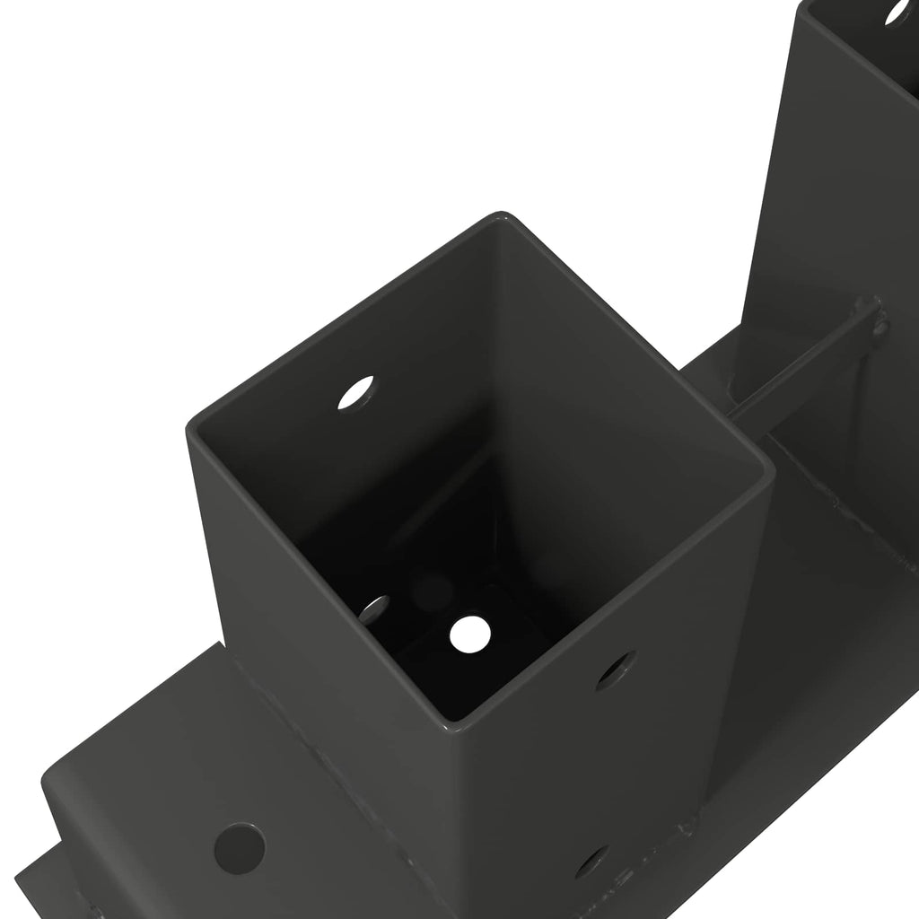 Pomoc w układaniu drewna kominkowego 4 pcs antracytowy Stal