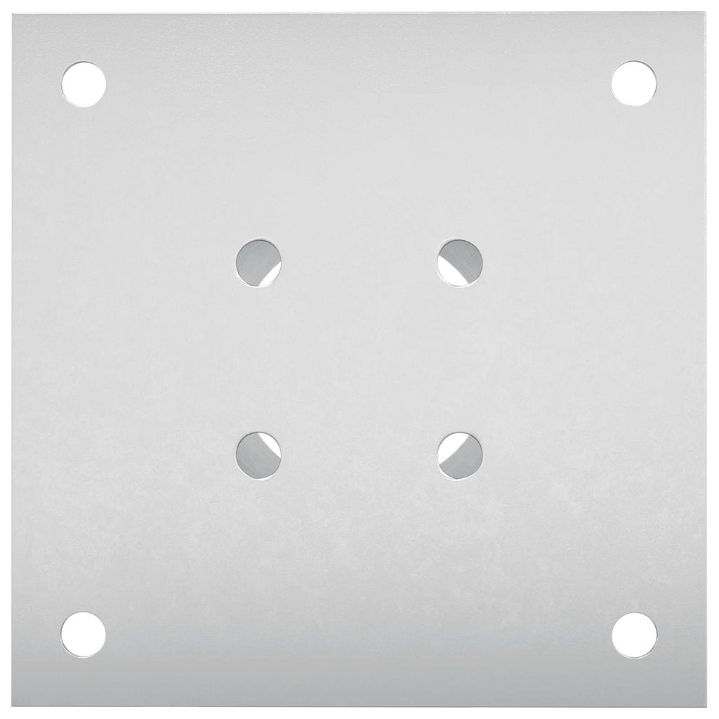 vidaXL Okrągły kotwicy gruntowej 4 pcs srebrny 15 x 15 x 15 cm Metal