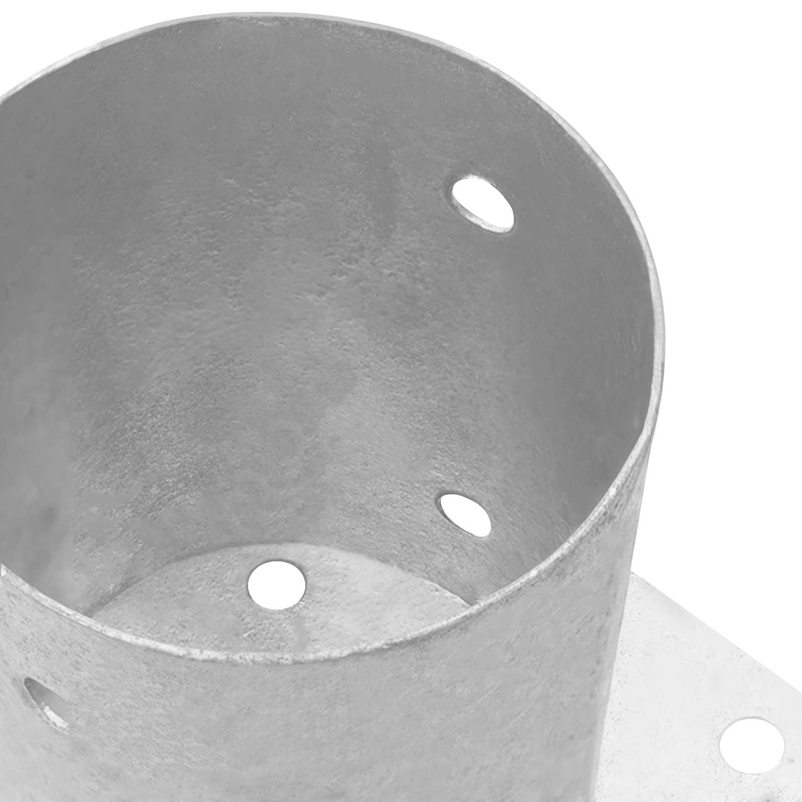 vidaXL Okrągły kotwicy gruntowej 12 pcs srebrny 15 x 15 x 15 cm Metal