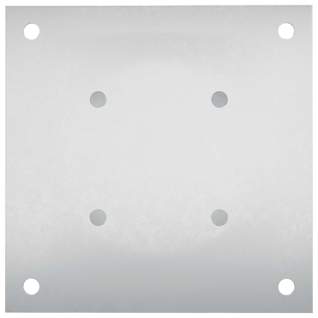 vidaXL Okrągły kotwicy gruntowej 12 pcs srebrny 18 x 18 x 15 cm Metal