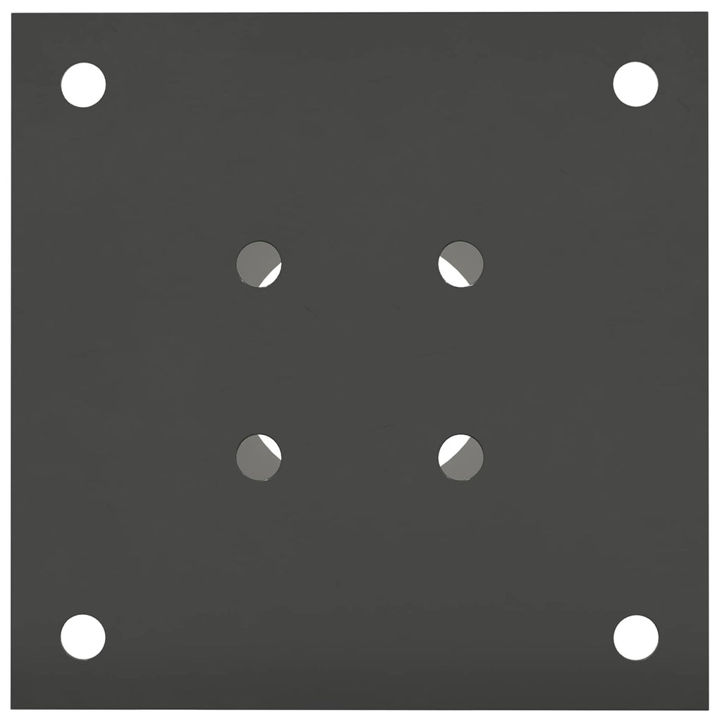 vidaXL Okrągły kotwicy gruntowej 4 pcs antracytowy 15 x 15 x 15 cm