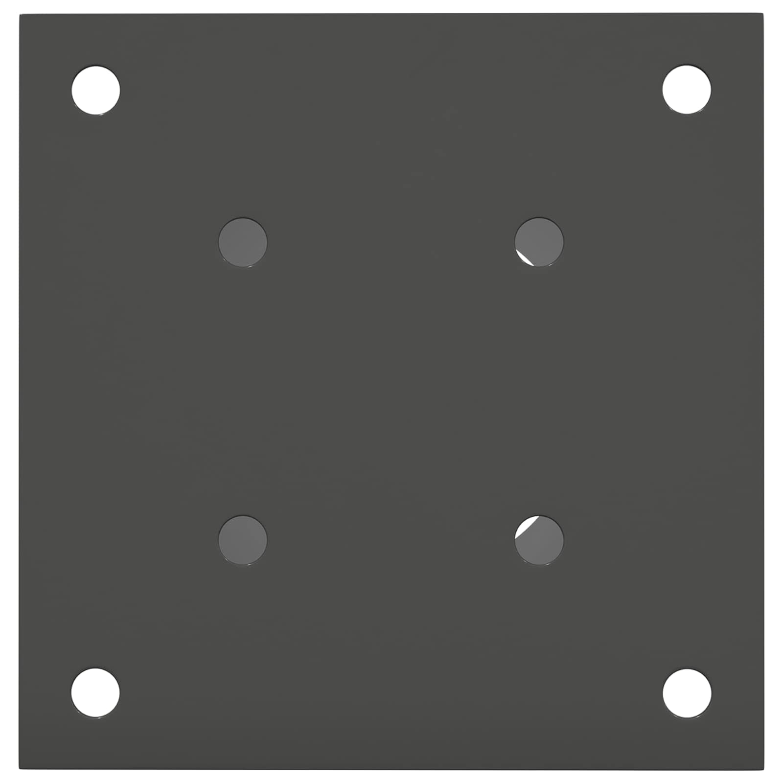 vidaXL Okrągły kotwicy gruntowej 12 pcs antracytowy 15 x 15 x 15 cm