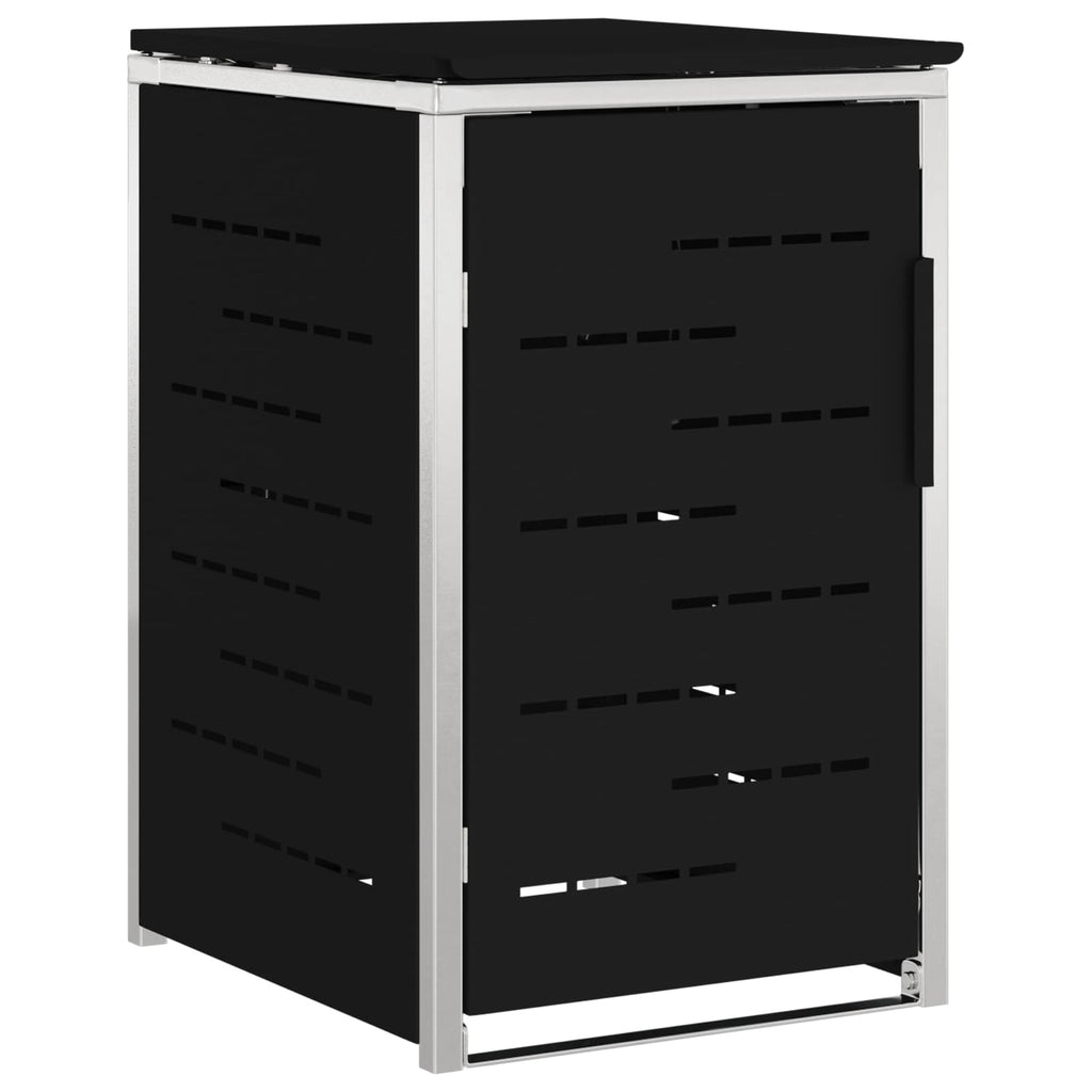 vidaXL Przechowywanie kosza na odpady for 1 Bin 240L Czarny