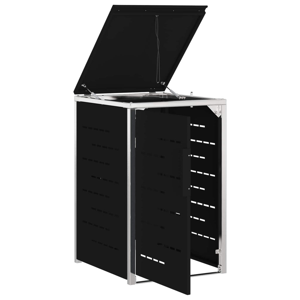 vidaXL Przechowywanie kosza na odpady for 1 Bin 240L Czarny