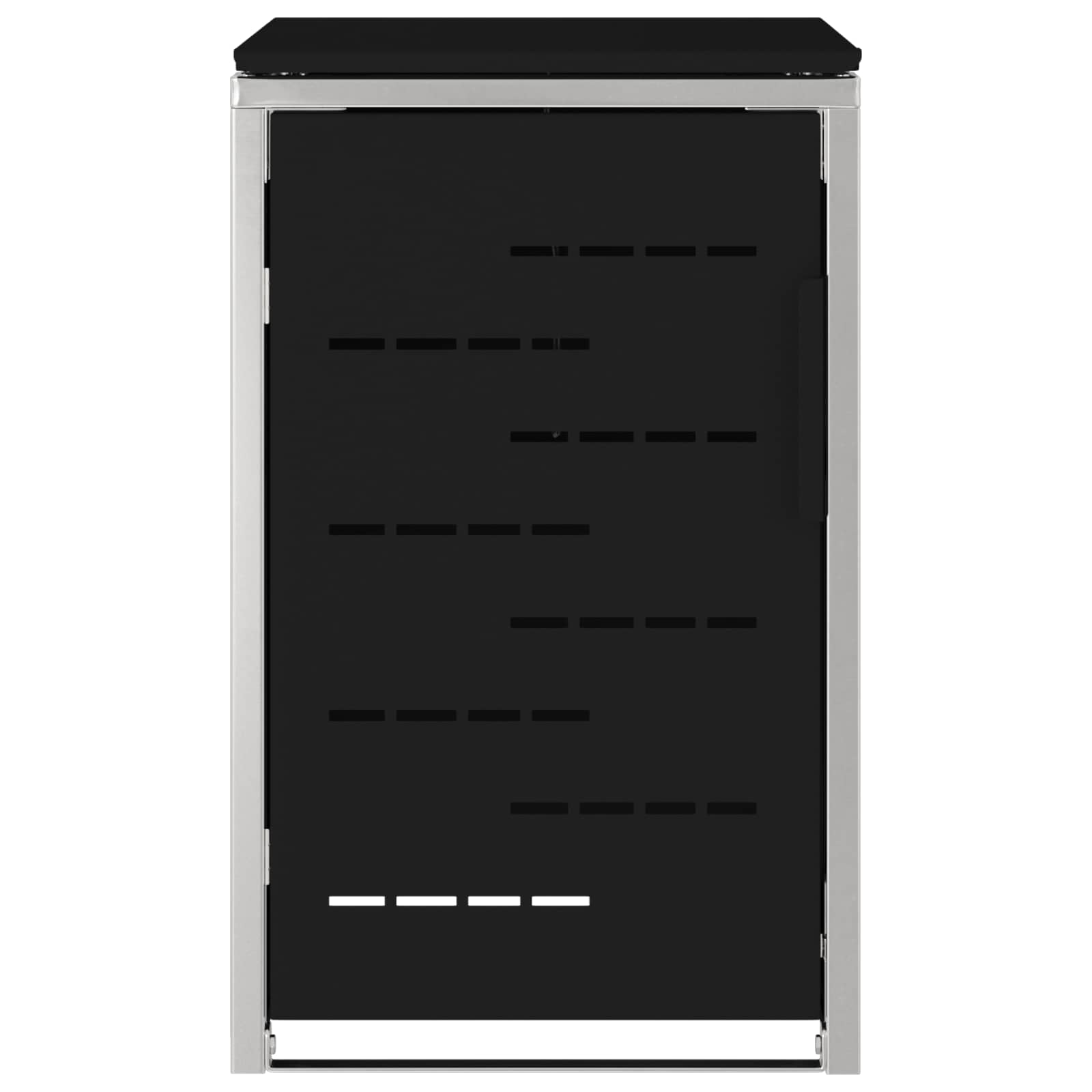 vidaXL Przechowywanie kosza na odpady for 1 Bin 240L Czarny