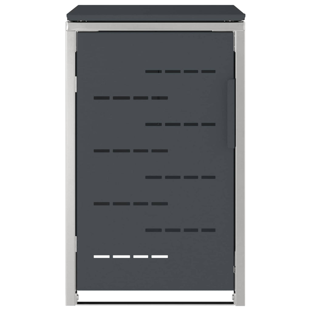 vidaXL Przechowywanie kosza na odpady for 1 Bin 240L antracytowy