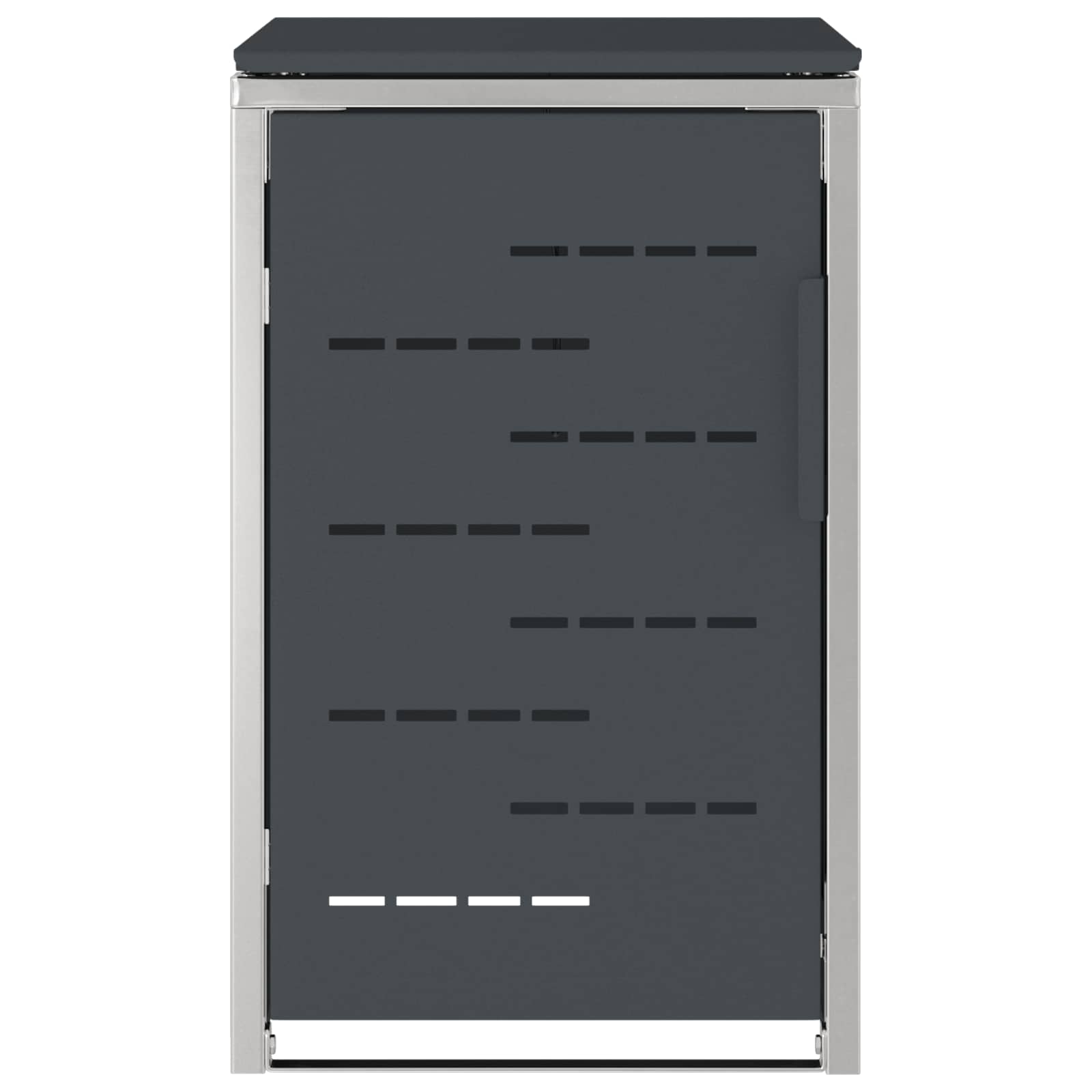 vidaXL Przechowywanie kosza na odpady for 1 Bin 240L antracytowy