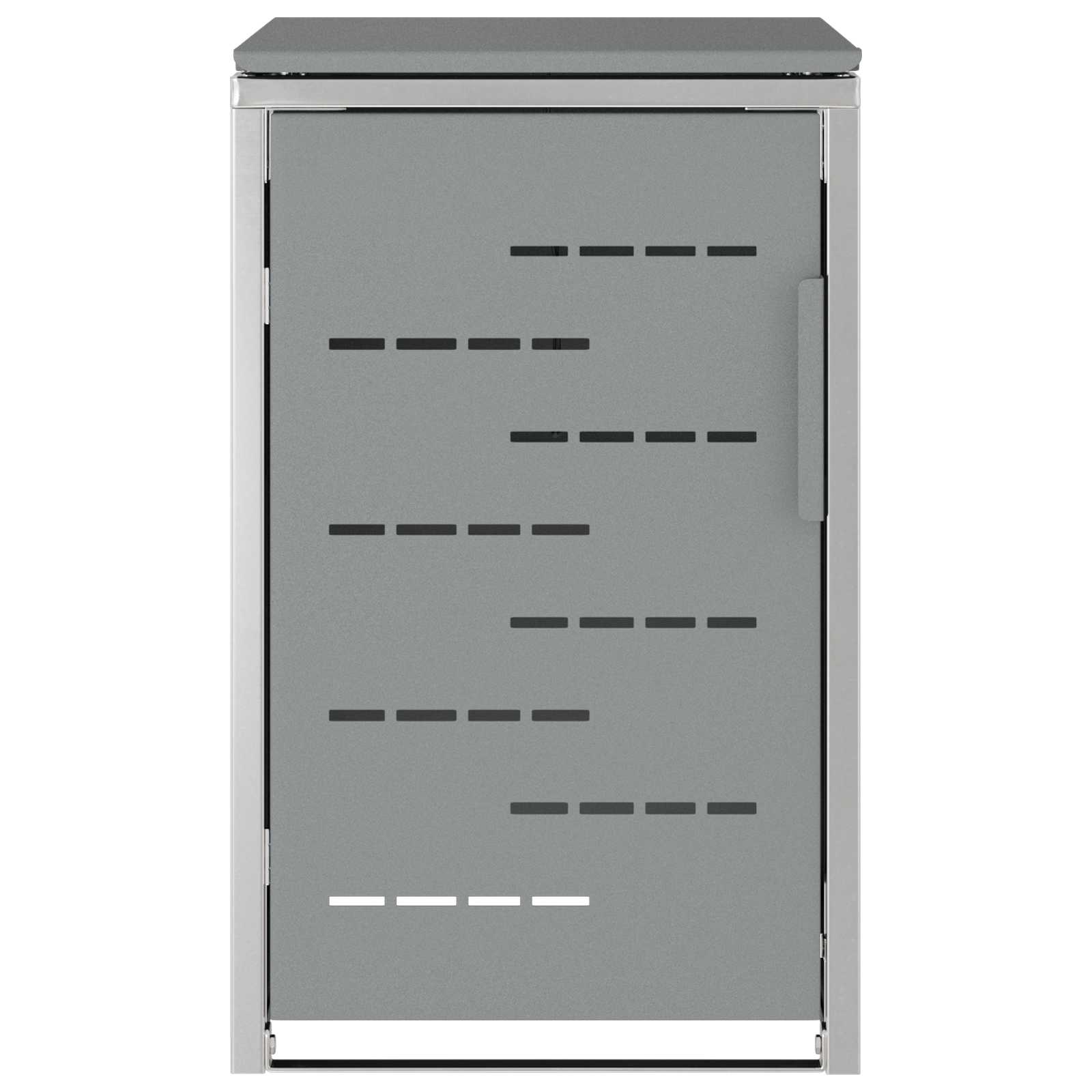 vidaXL Przechowywanie kosza na odpady for 1 Bin 240L Szary