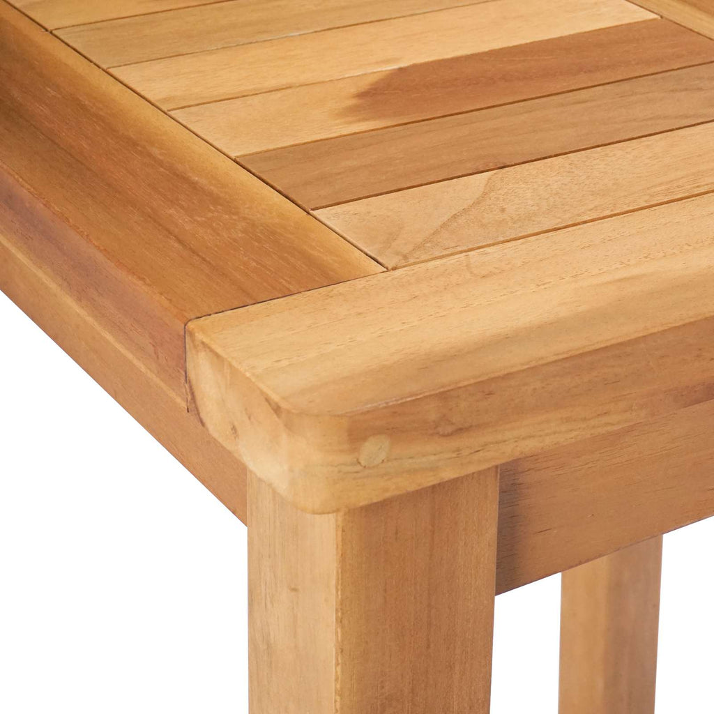 vidaXL Stół barowy naturalny 60 x 60 x 105 cm Lite Teak
