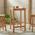vidaXL Stół barowy naturalny 60 x 60 x 105 cm Lite Teak