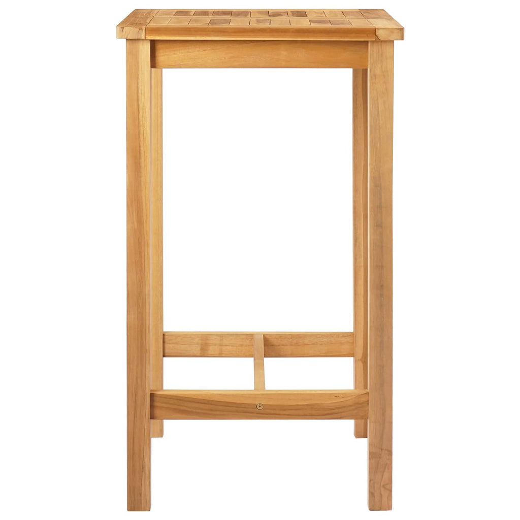 vidaXL Stół barowy naturalny 60 x 60 x 105 cm Lite Teak