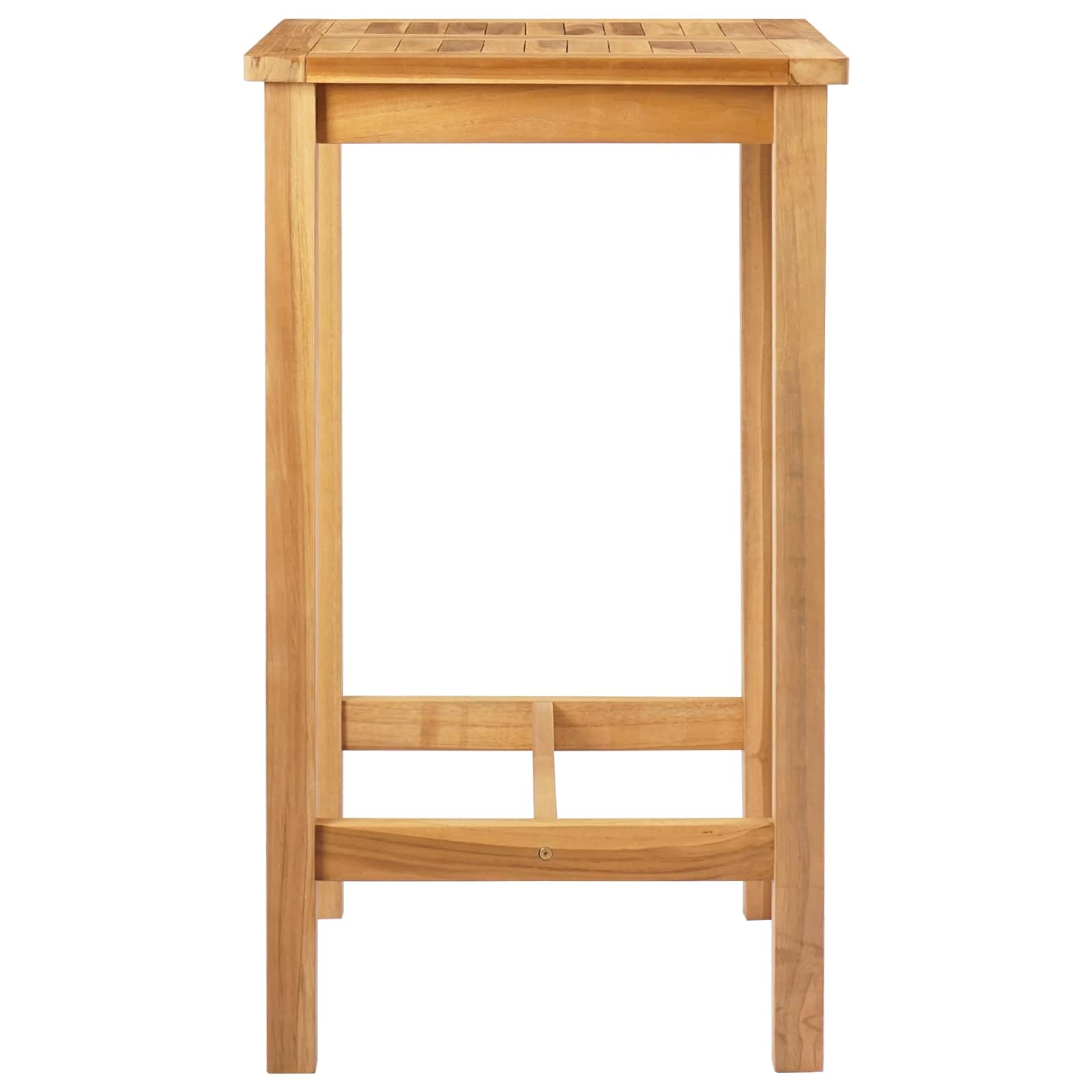 vidaXL Stół barowy naturalny 60 x 60 x 105 cm Lite Teak
