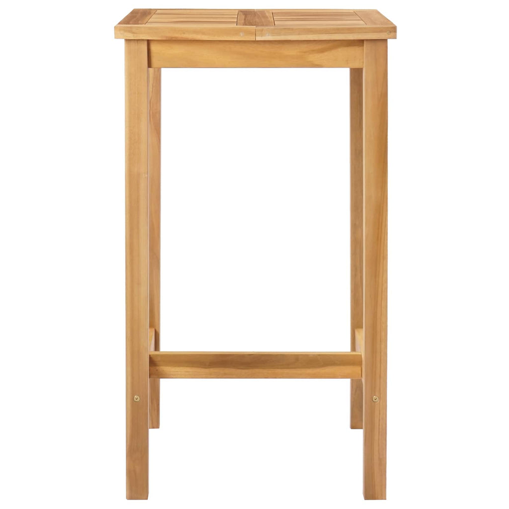 vidaXL Stół barowy naturalny 60 x 60 x 105 cm Lite Teak