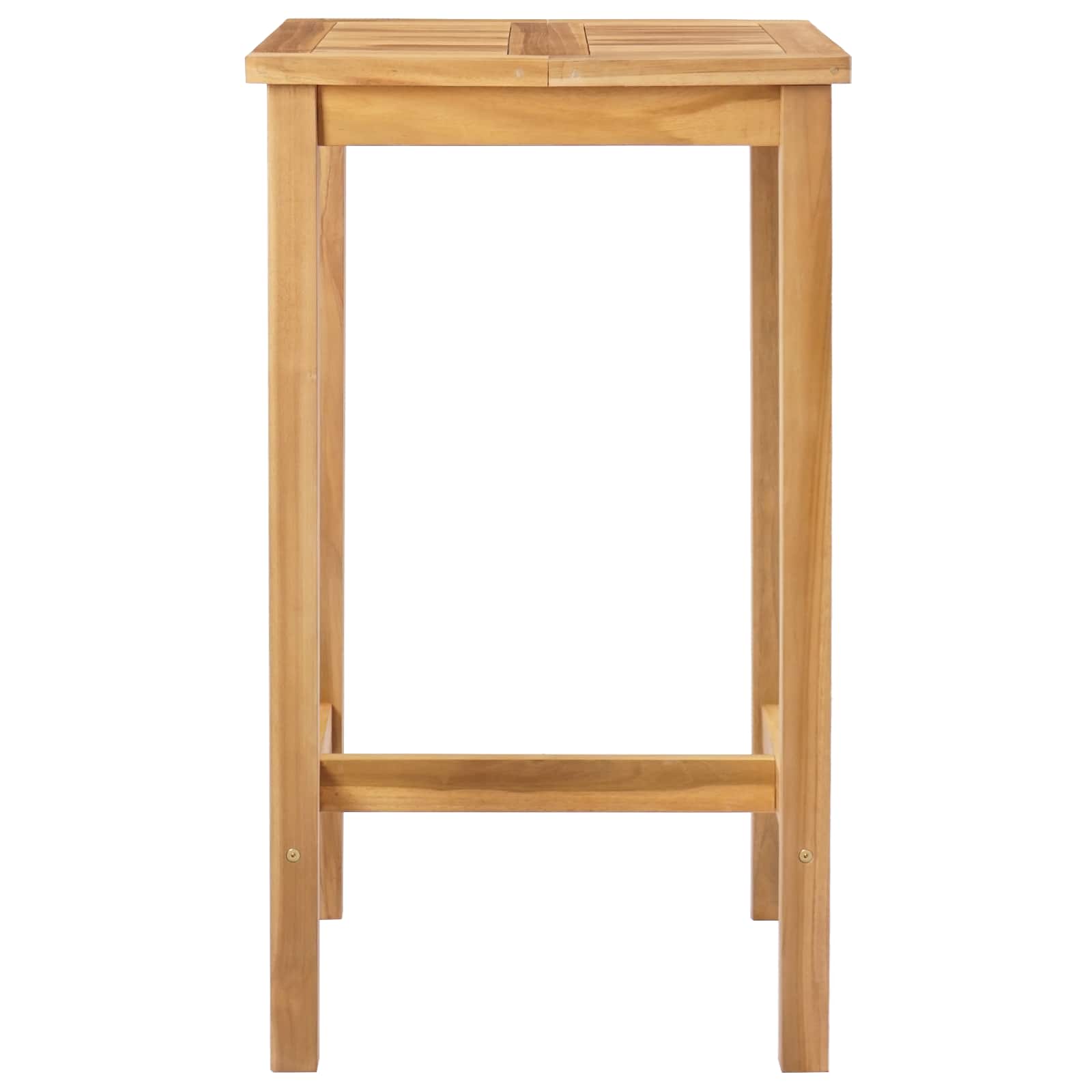 vidaXL Stół barowy naturalny 60 x 60 x 105 cm Lite Teak