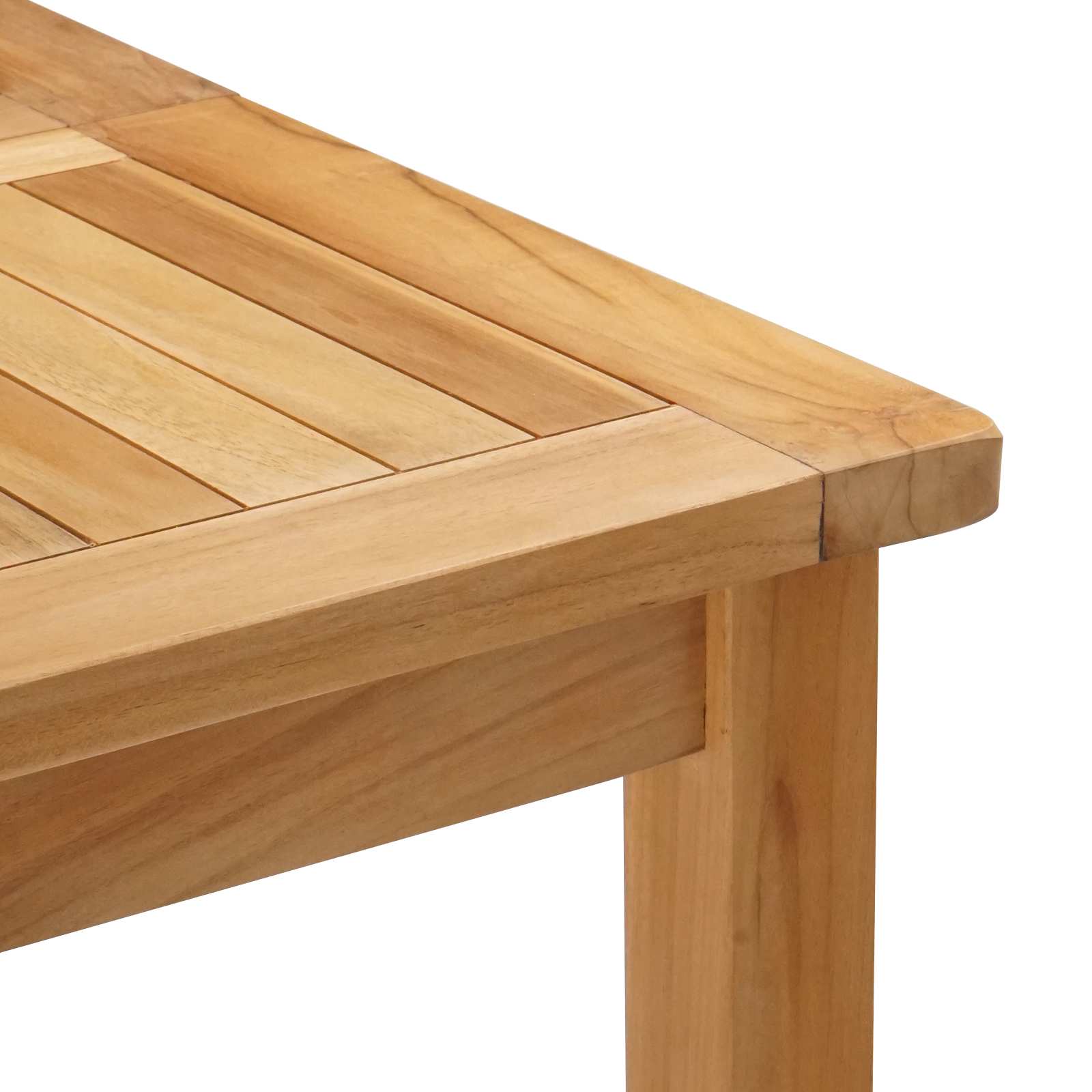 vidaXL Stół barowy naturalny 150 x 75 x 105 cm Lite drewno teakowe