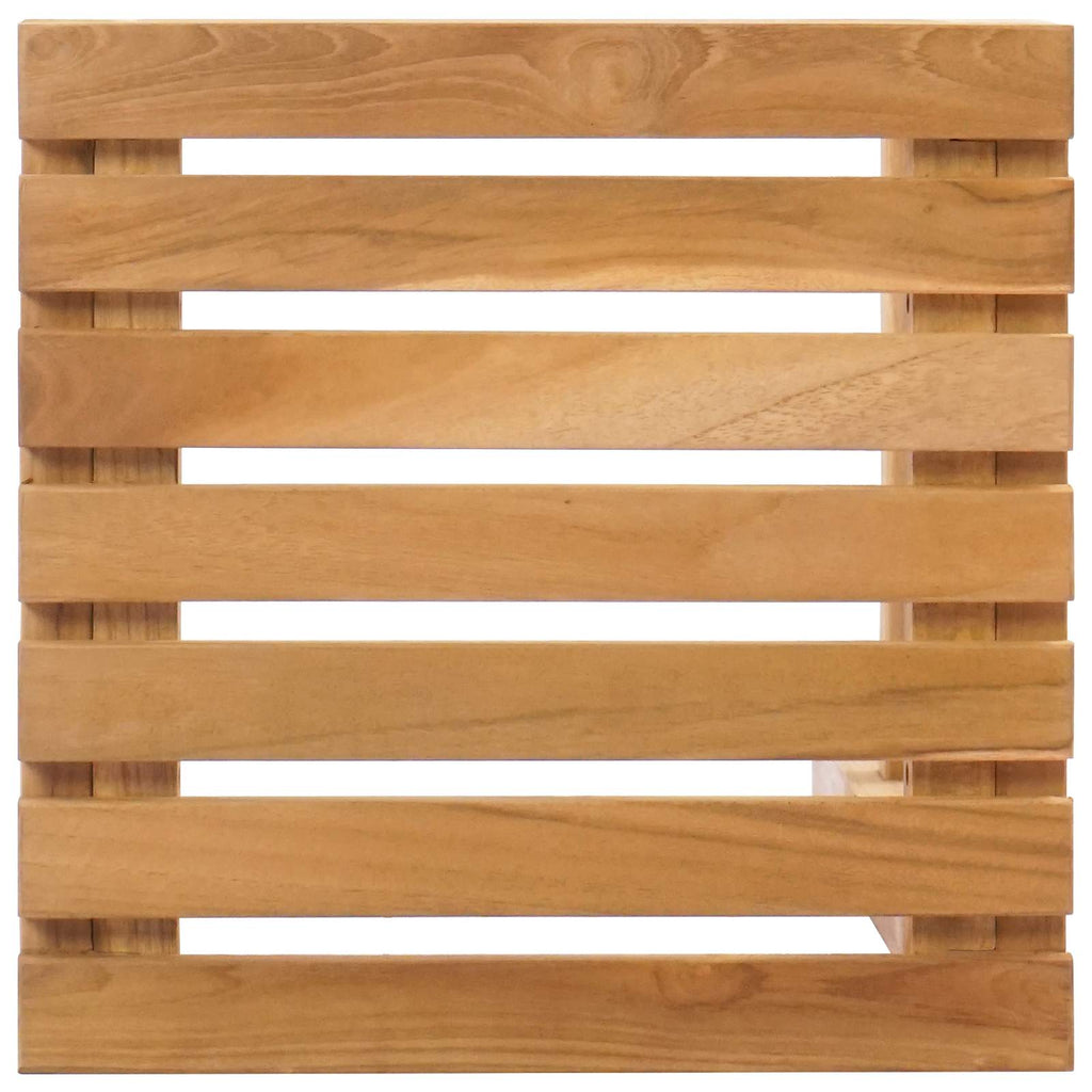 vidaXL Stołek barowy 2 pcs naturalny Lite drewno teakowe