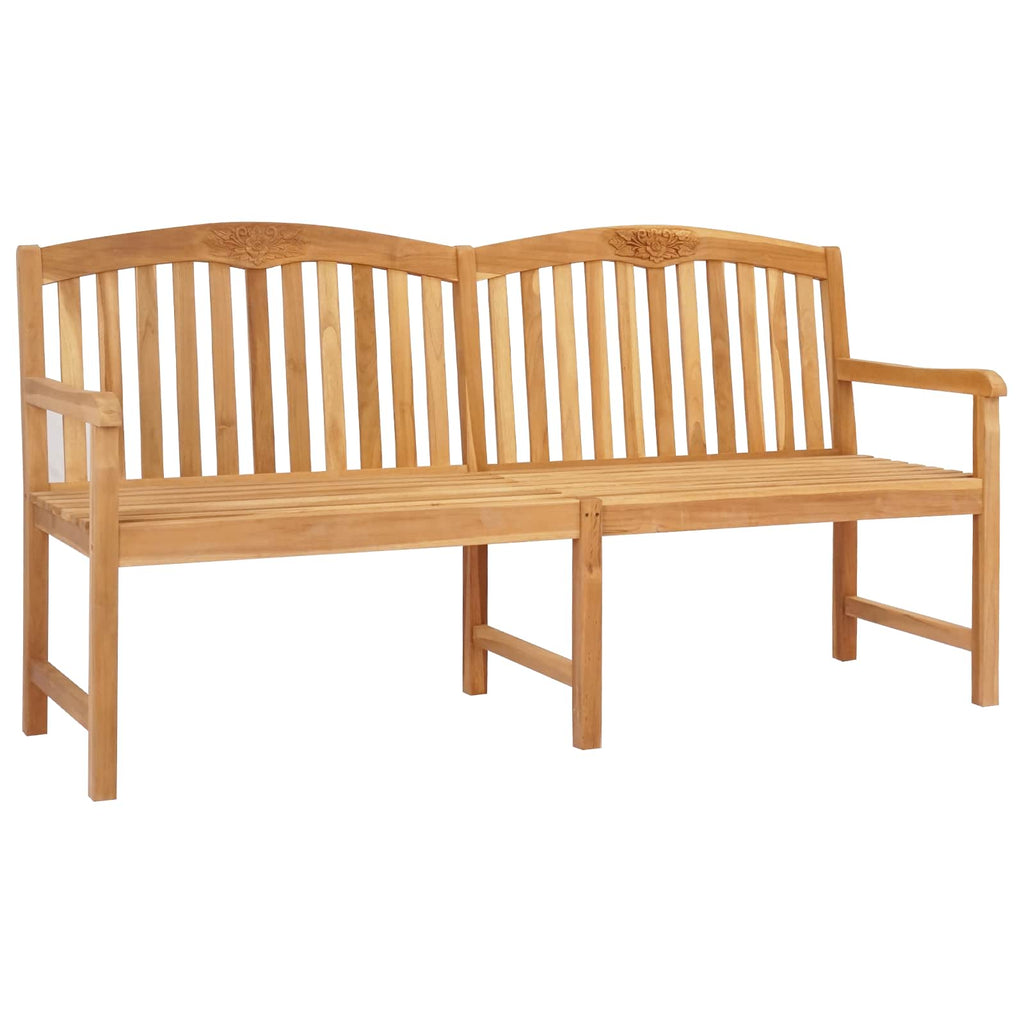 vidaXL Ręcznie rzeźbiona ławka różana 150 x 60 x 90 cm naturalny