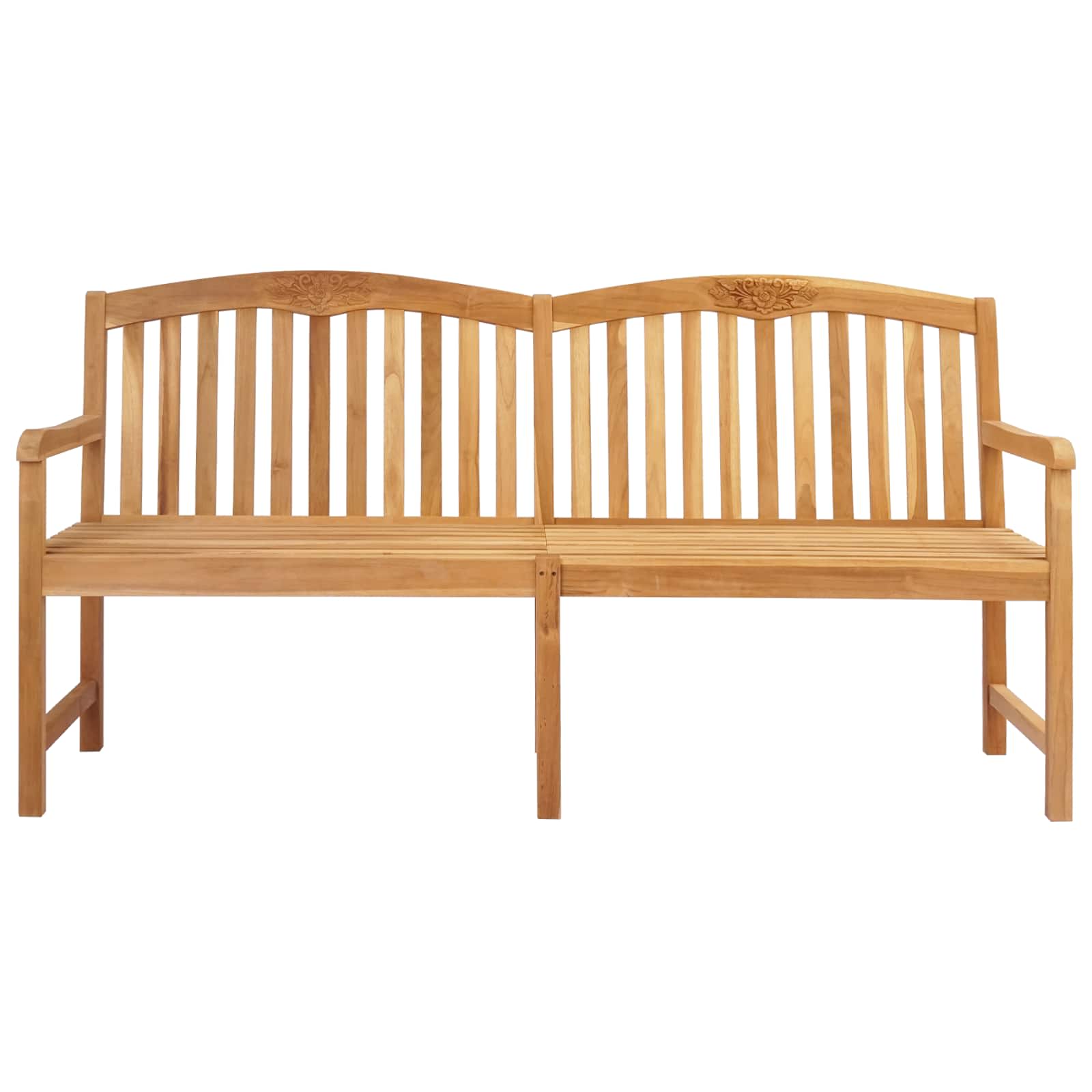 vidaXL Ręcznie rzeźbiona ławka różana 150 x 60 x 90 cm naturalny