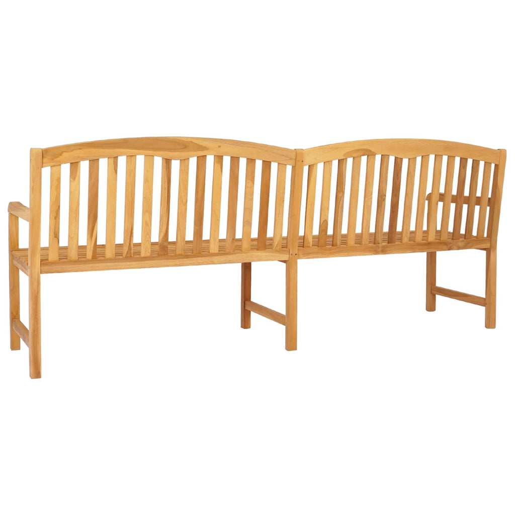 vidaXL Ręcznie rzeźbiona ławka różana 228 x 60 x 90 cm naturalny