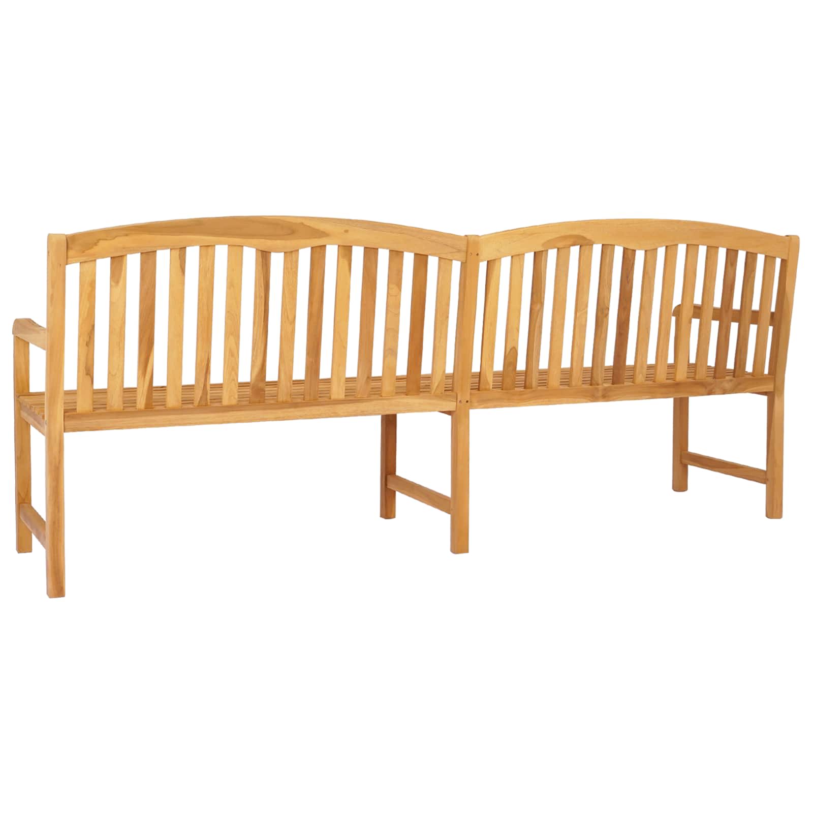 vidaXL Ręcznie rzeźbiona ławka różana 228 x 60 x 90 cm naturalny