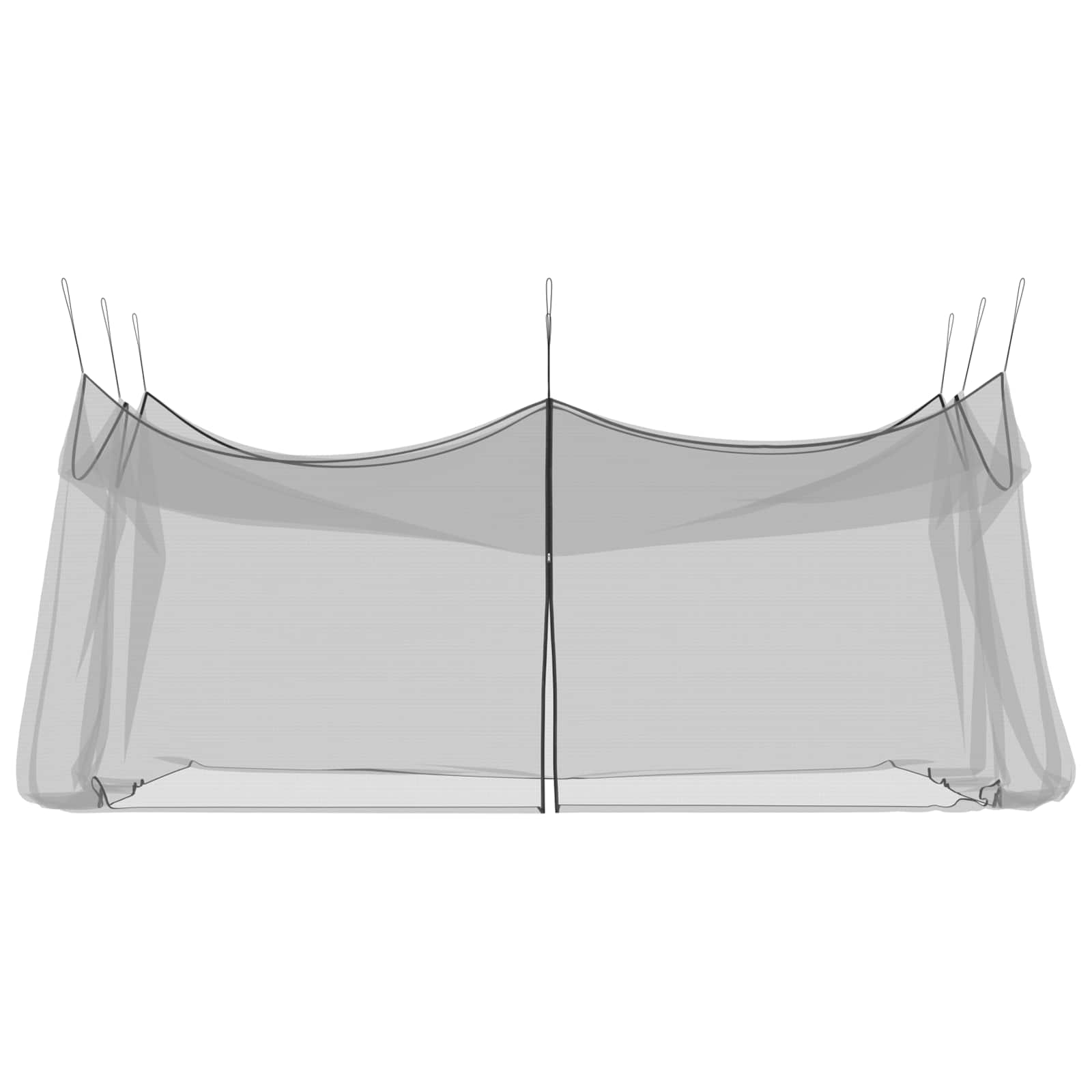 vidaXL Siatka na komary do ogrodu 156 Czarny 3 x 6 x 2,5 m Poliester